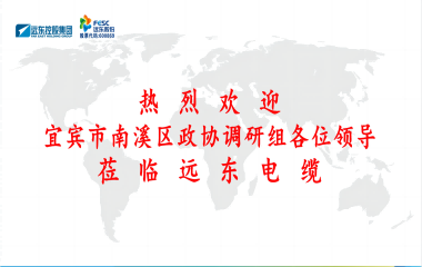南溪區(qū)政協(xié)黨組書(shū)記、主席余水情率隊(duì)蒞臨遠(yuǎn)東電纜宜賓參觀調(diào)研
